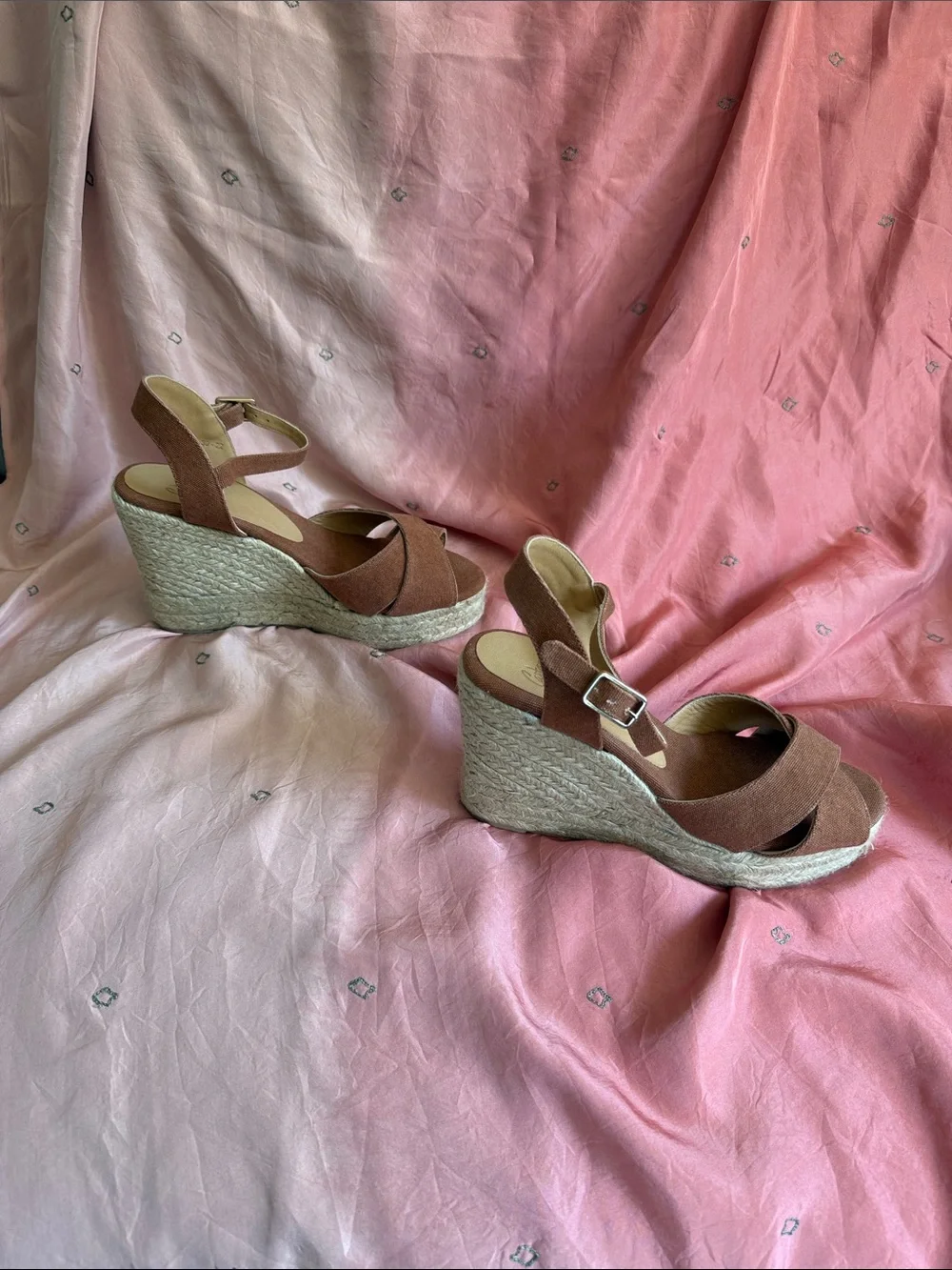 Castaner “Blaudell” Rust Color Iconic Espadrille,  Size 39/8 EUC - Worn Once